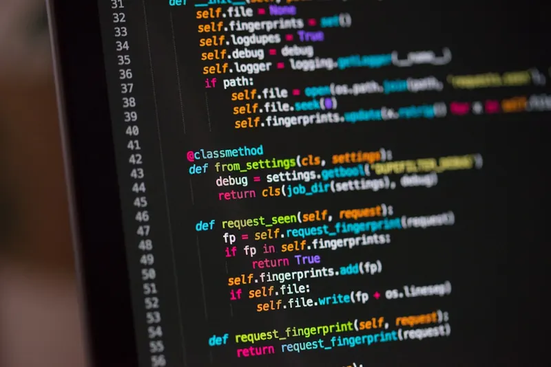 MERN Stack code on screen